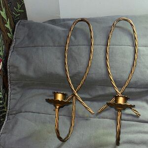 “Rustic bronze sconce pair — twisted metal meets enchanted cottage vibes.”